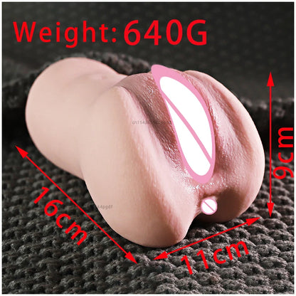 Masturbador Masculino 3D Realista en Silicona