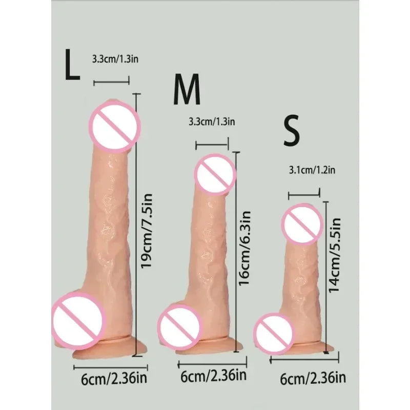 Arnés con Dildo Realista para Mujer | Tallas S-M-L