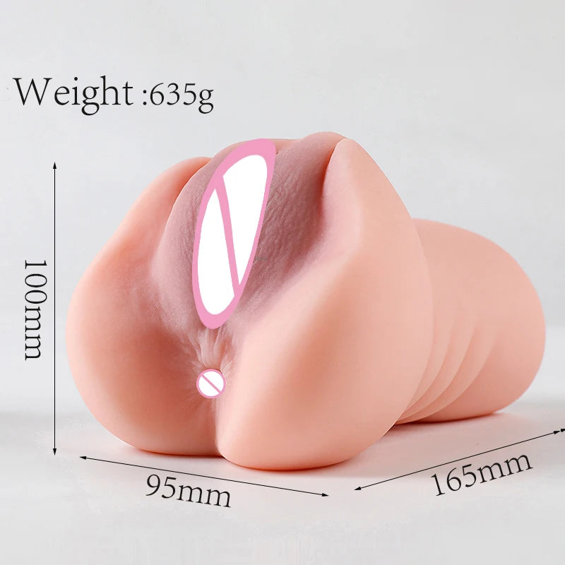 Masturbador Masculino 3D Realista en Silicona