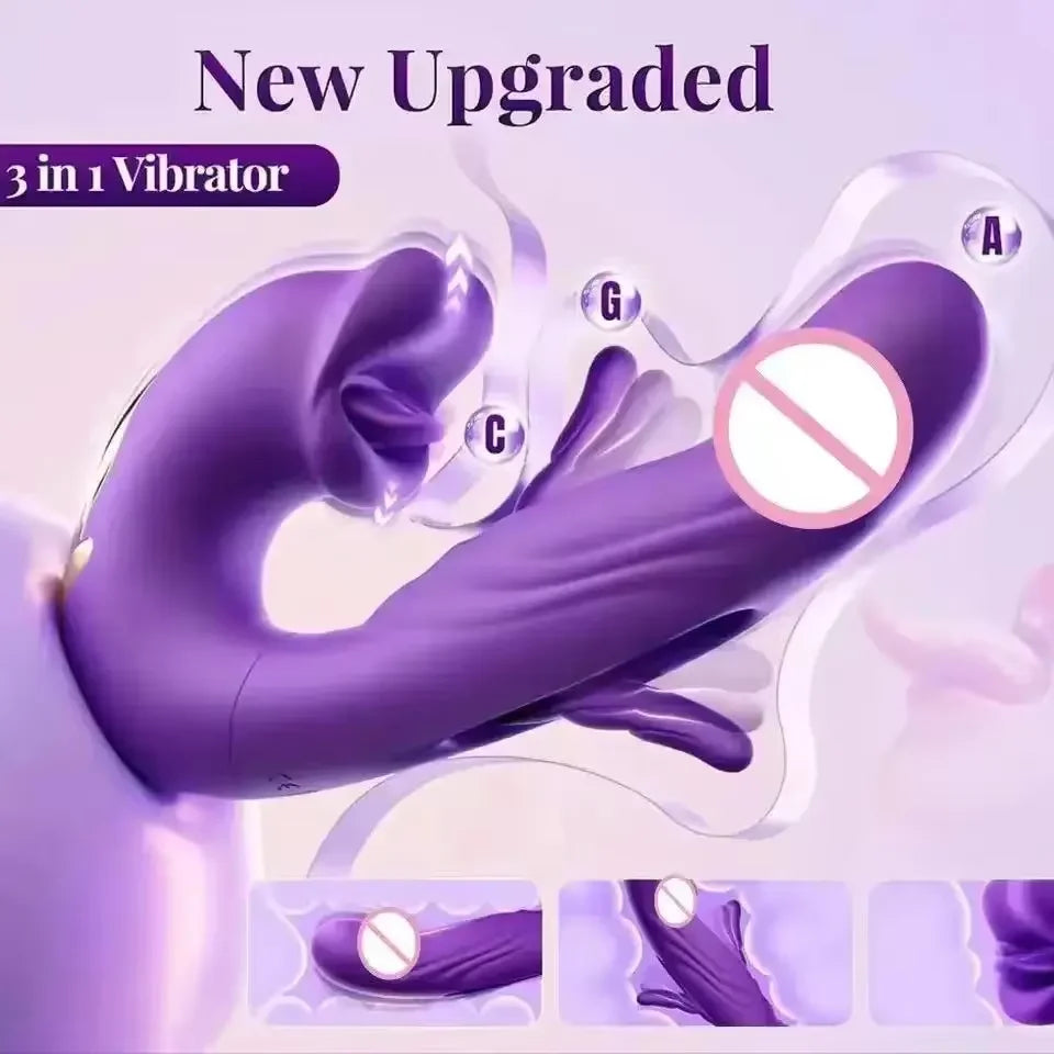 Vibrador 3 en 1 para Suelo Pélvico — Estimulación y Tonificación Íntima