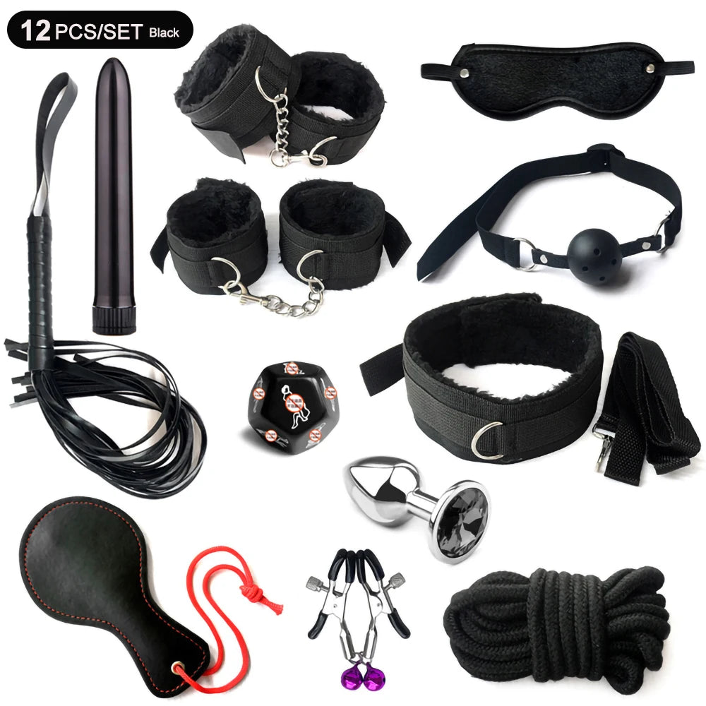 Kit BDSM para Parejas | Juego de Bondage Completo