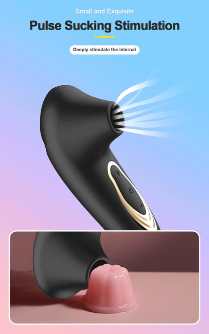 Succionador de Clítoris con Vibrador Recargable | 10 Modos