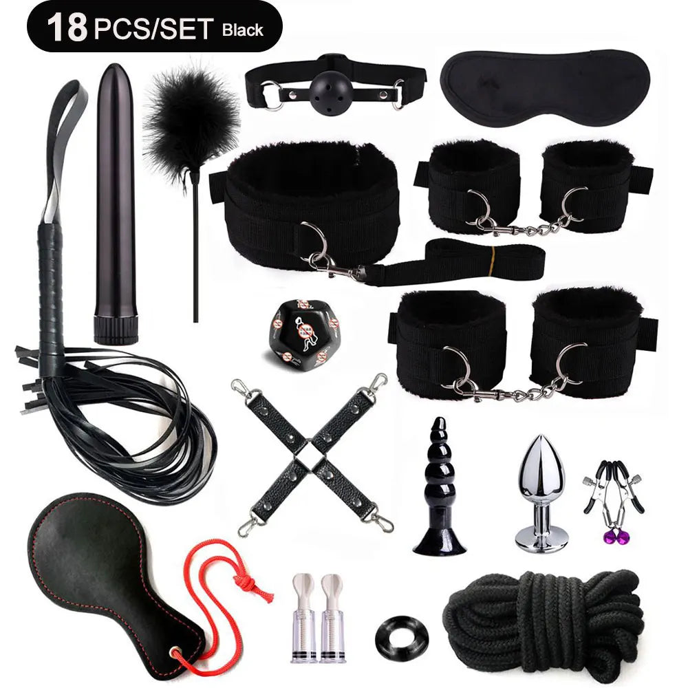 Kit BDSM para Parejas | Juego de Bondage Completo