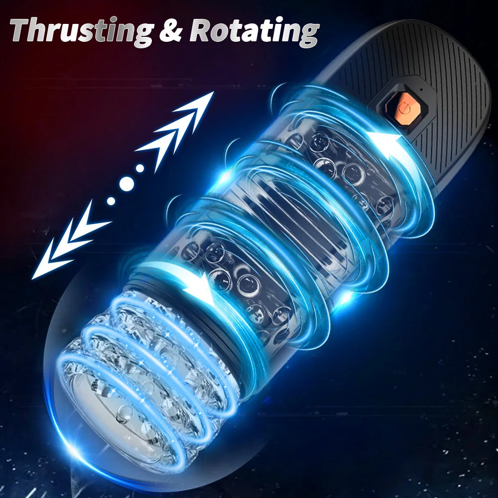 Masturbador Masculino Automático con 9 Modos de Vibración
