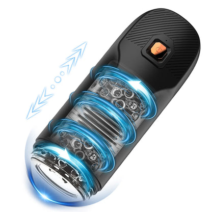 Masturbador Masculino Automático con 9 Modos de Vibración