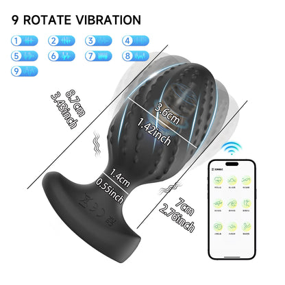 Vibrador Realista con Empuje y Vibración — Juguete Sexual para Ella y Él