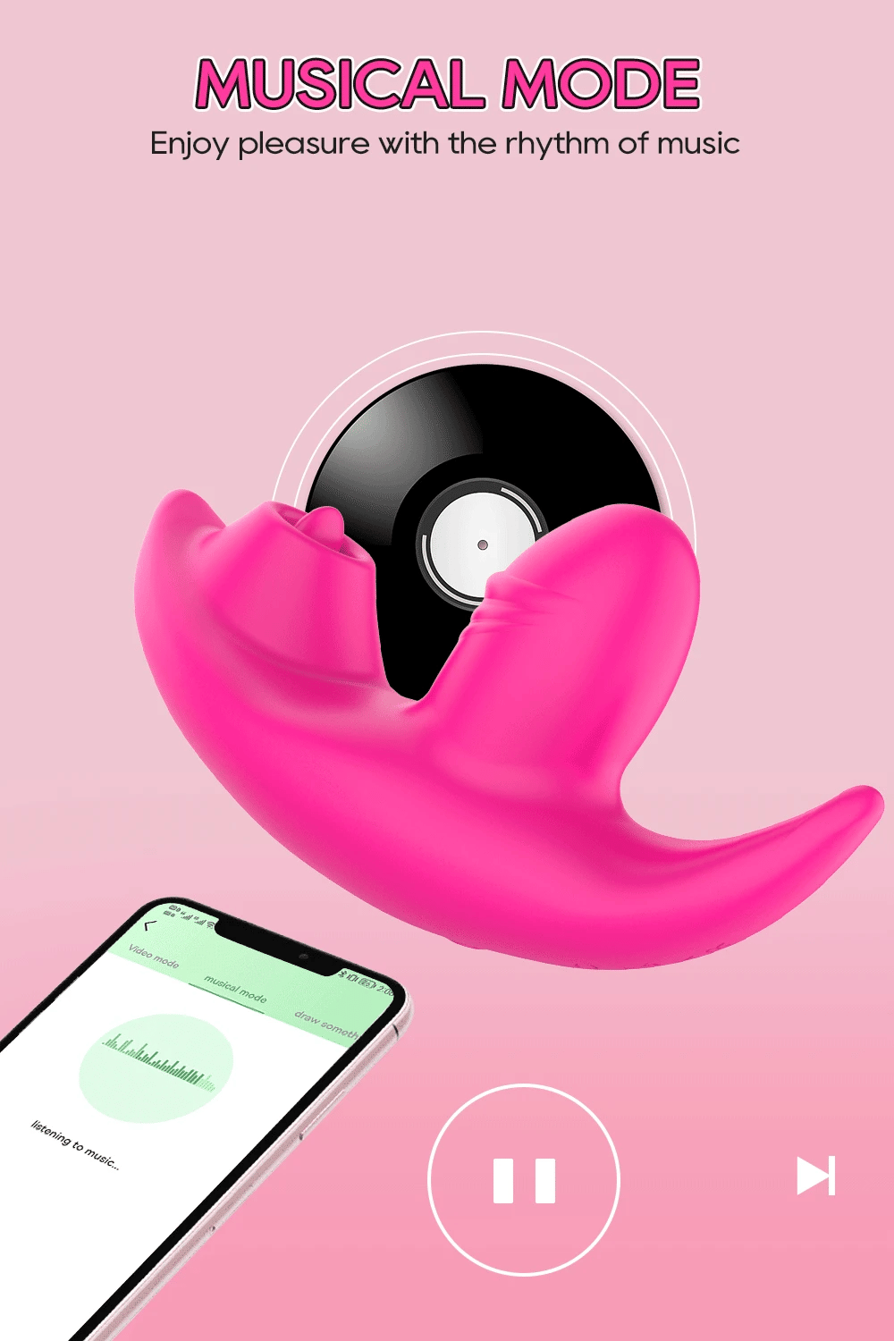 Vibrador Wearable para Bragas con Control APP | Estimulador de Clítoris