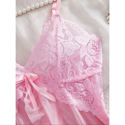 Conjunto Camisón Corto + Braguita | Pijama Seductor Mujer
