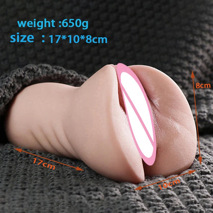 Masturbador Masculino 3D Realista en Silicona