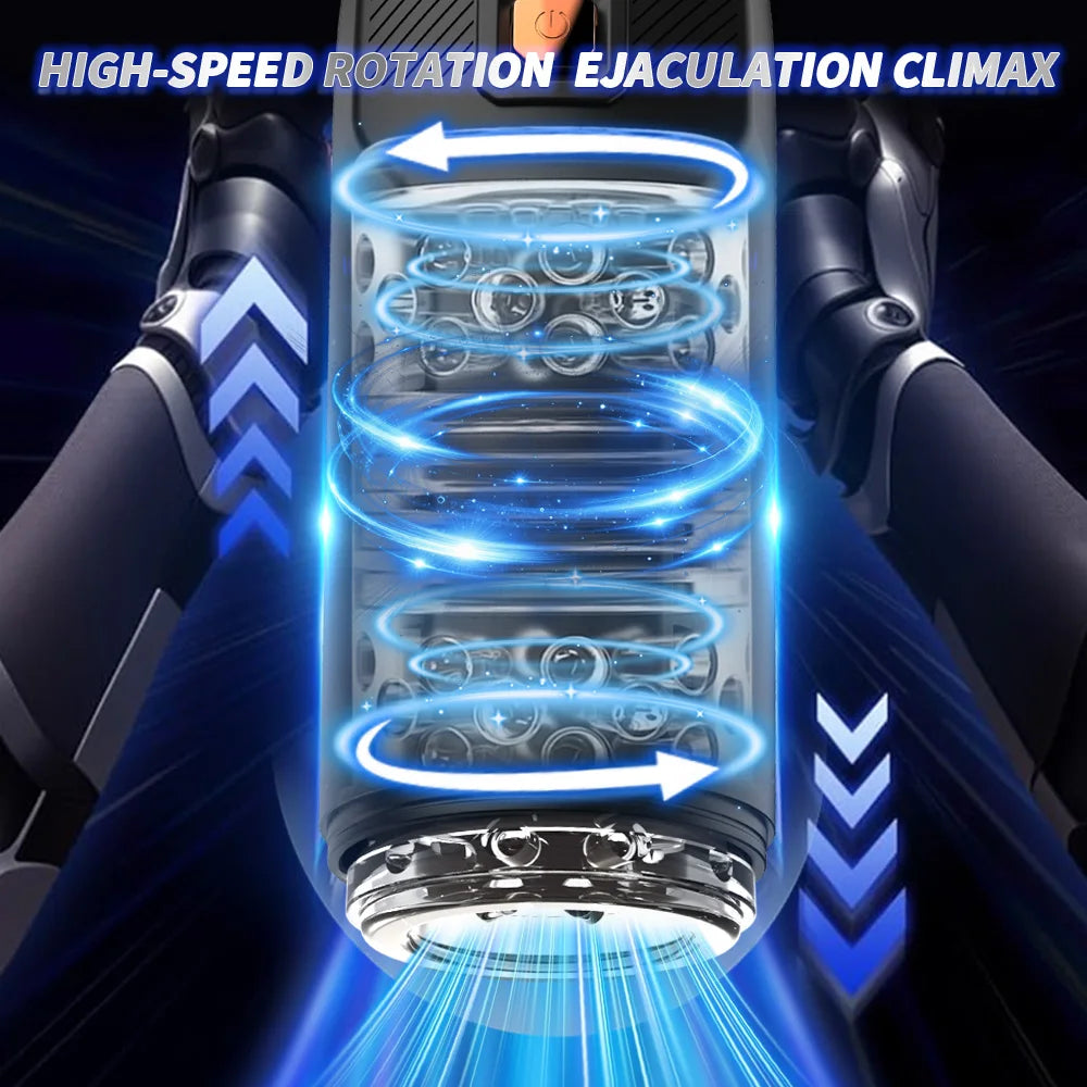 Masturbador Masculino Automático con 9 Modos de Vibración