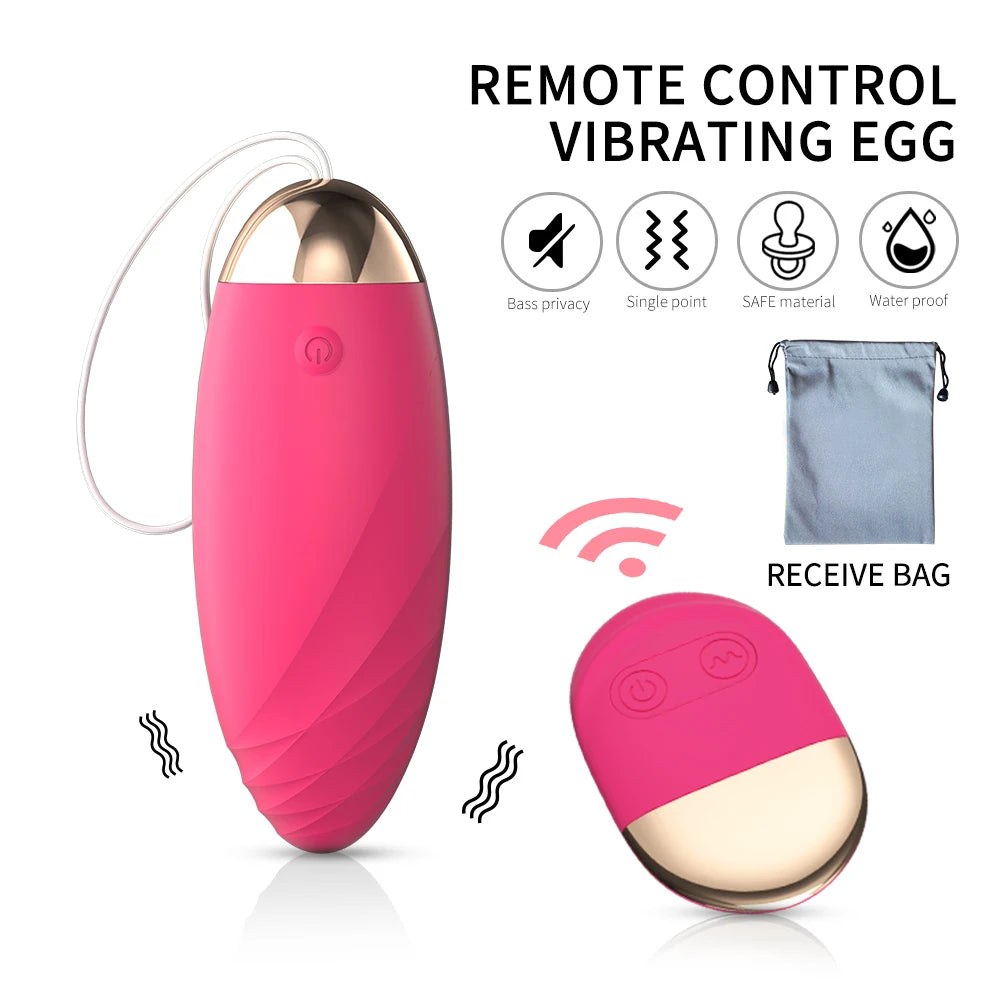 Huevo Vibrador con Mando a Distancia | Estimulador Punto G y Clítoris