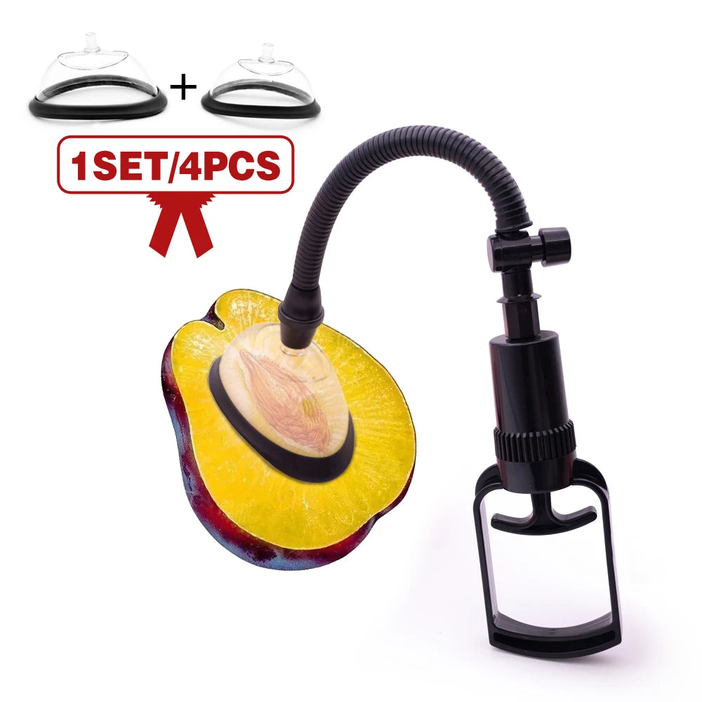 Bomba de Succión Clitoral y Vaginal Manual