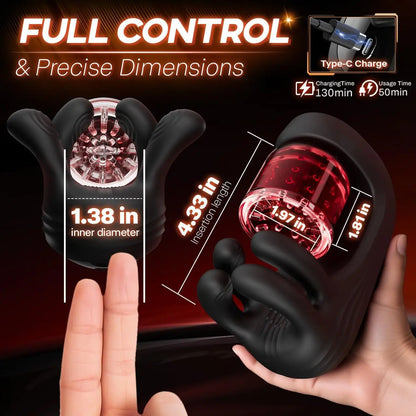 Masturbador Masculino Eléctrico con Vibración