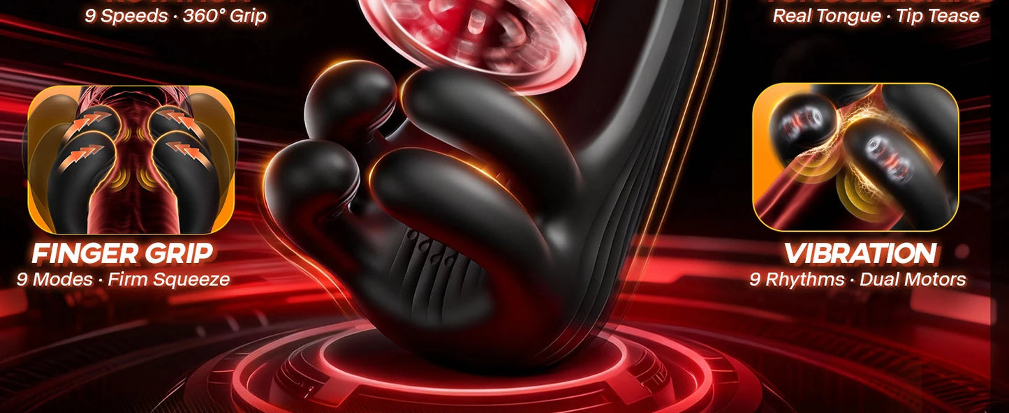 Masturbador Masculino Eléctrico con Vibración