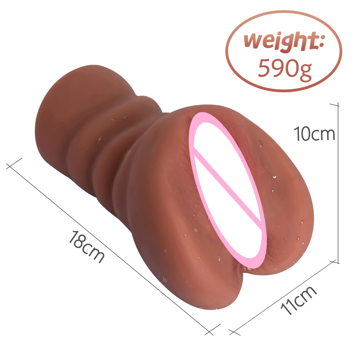 Masturbador Masculino 3D Realista en Silicona