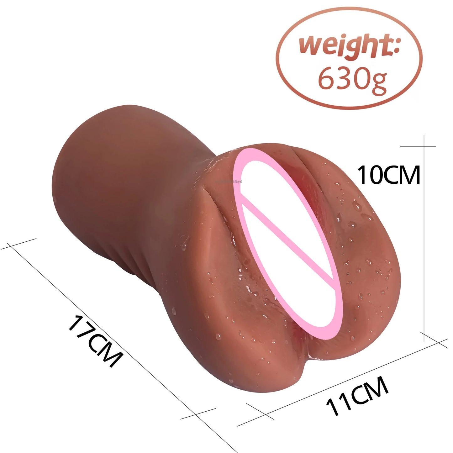 Masturbador Masculino 3D Realista en Silicona