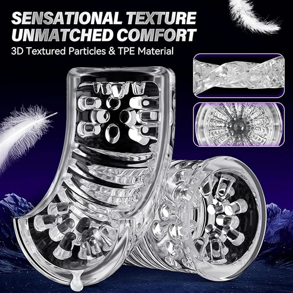Masturbador Masculino Automático con 9 Modos de Vibración