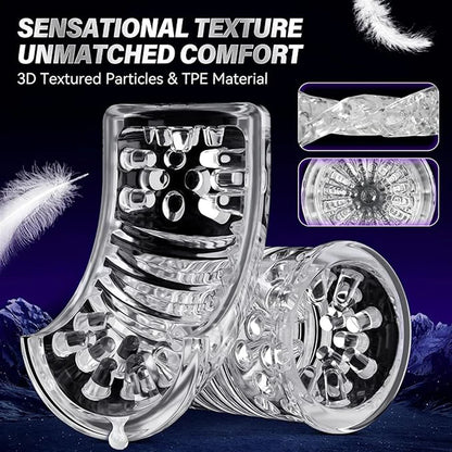 Masturbador Masculino Automático con 9 Modos de Vibración