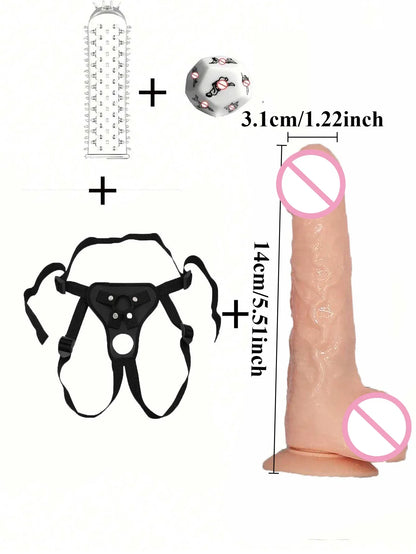 Arnés con Dildo Realista para Mujer | Tallas S-M-L